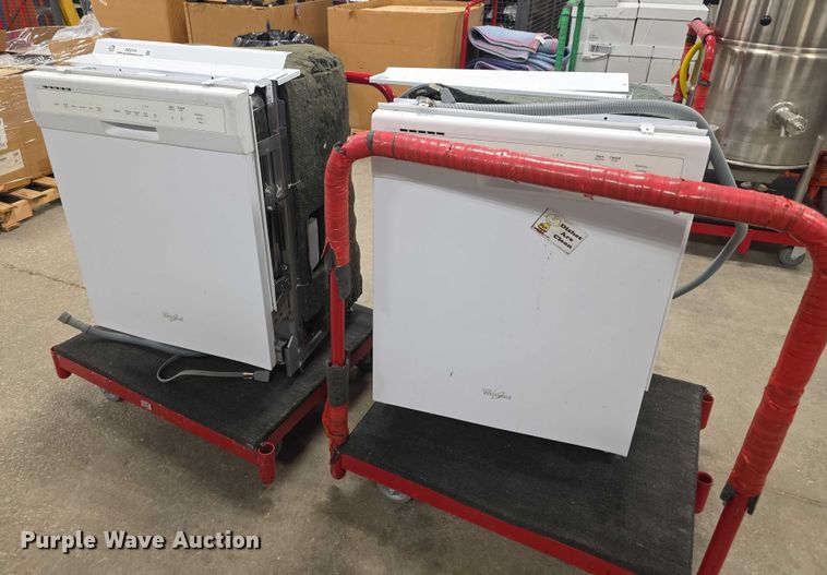 image for item DZ3779 (2) Whirlpool dishwashers