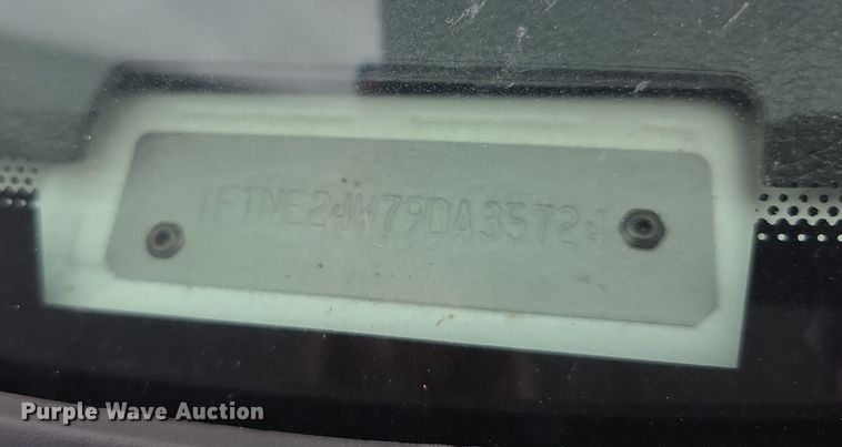 image for item DZ3788 2009 Ford E250 van