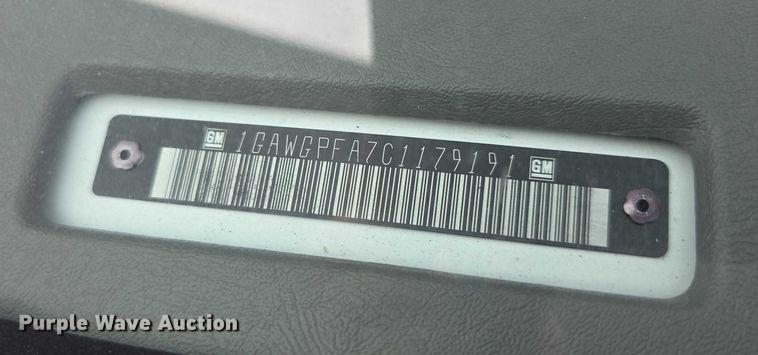 image for item DZ3792 2012 Chevrolet Express van