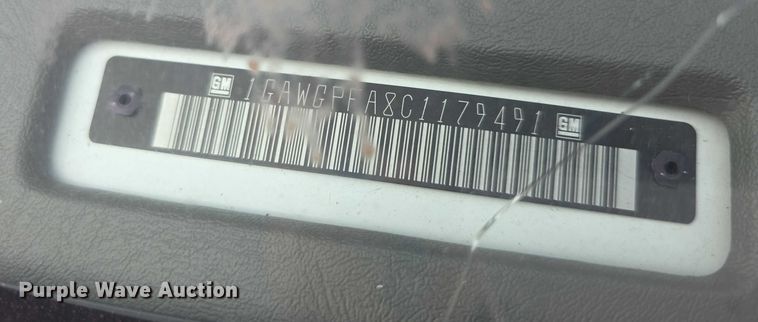 image for item DZ3793 2012 Chevrolet Express van