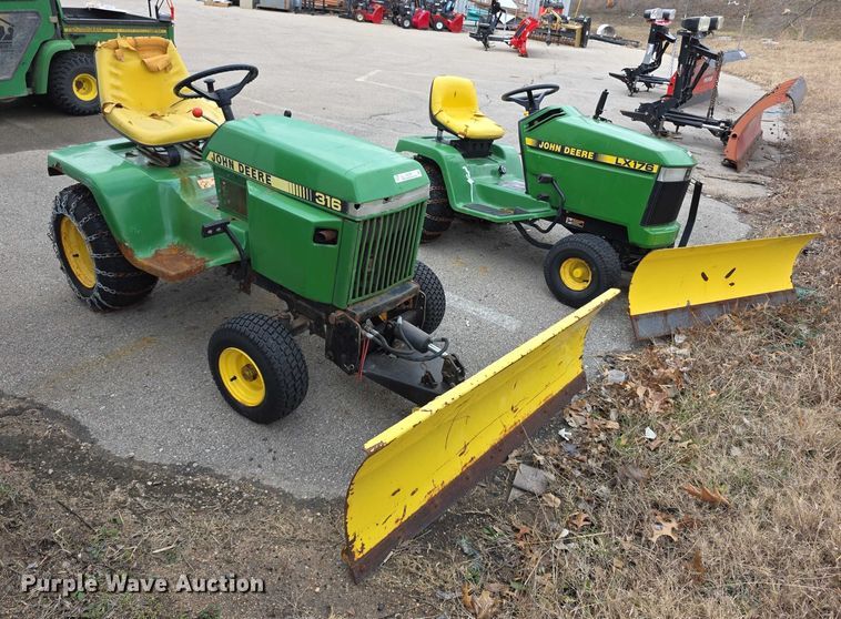 image for item DZ3797 (2) John Deere lawn mowers