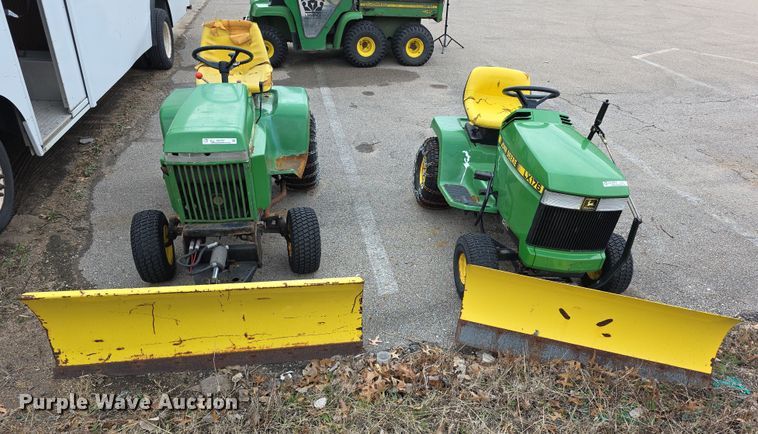image for item DZ3797 (2) John Deere lawn mowers