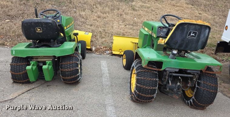 image for item DZ3797 (2) John Deere lawn mowers