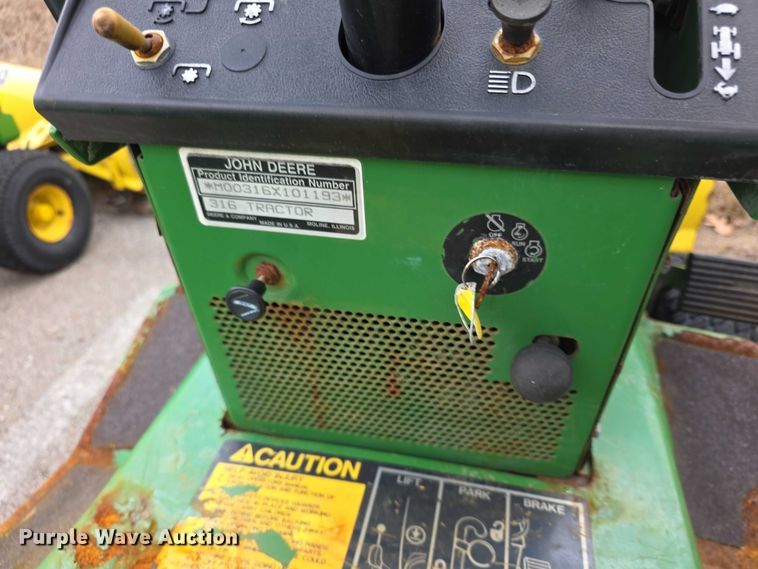 image for item DZ3797 (2) John Deere lawn mowers