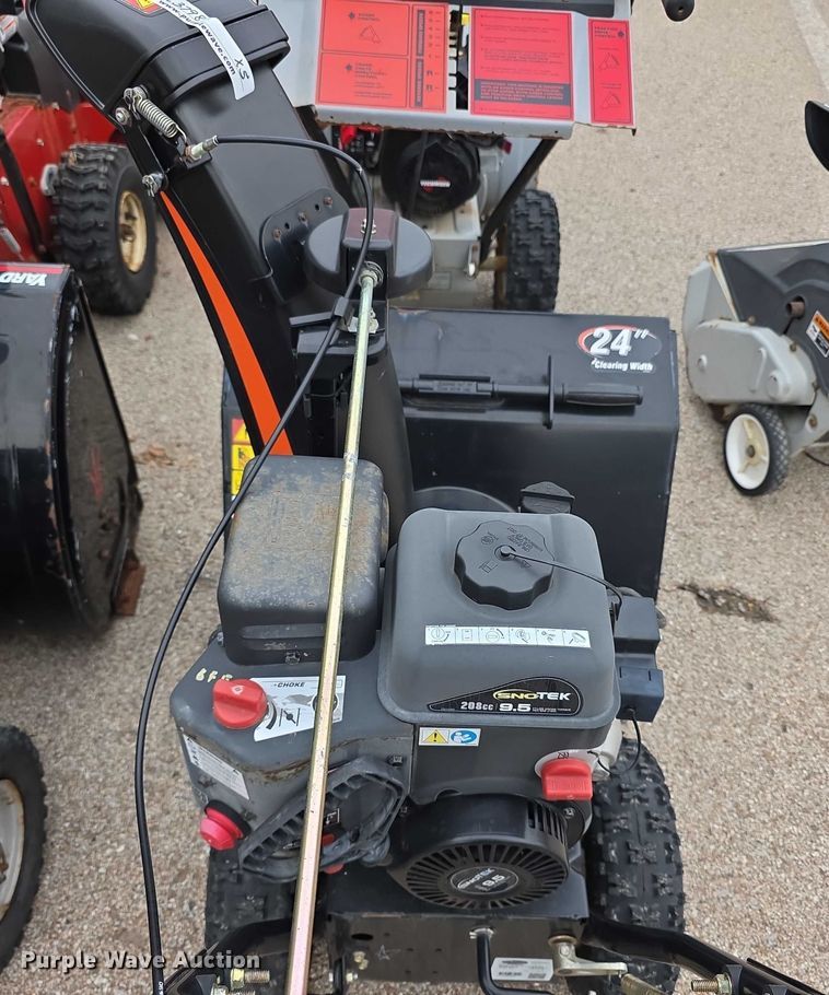 image for item DZ3798 (5) snow blowers