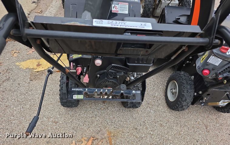 image for item DZ3798 (5) snow blowers