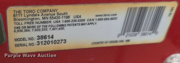 image for item DZ3799 (5) snow blower