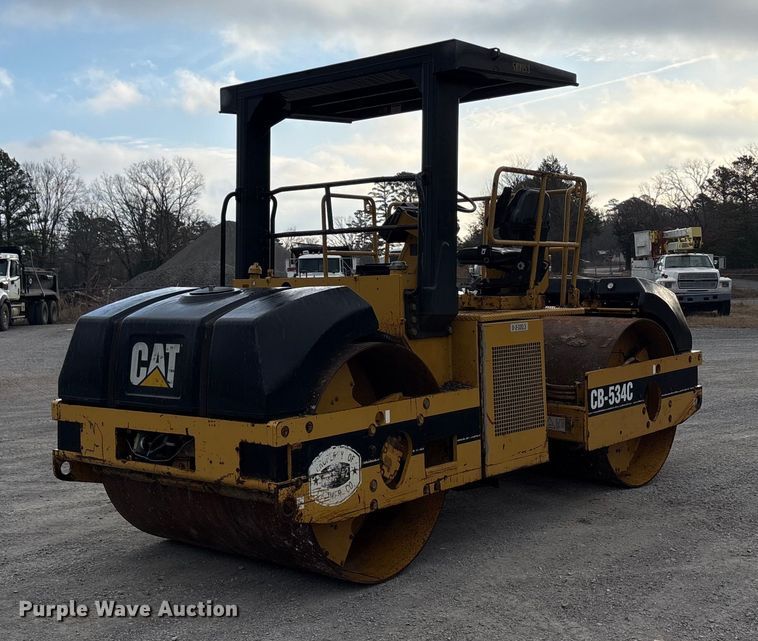 image for item EA7903 1996 Caterpillar CB-534C double drum vibratory roller
