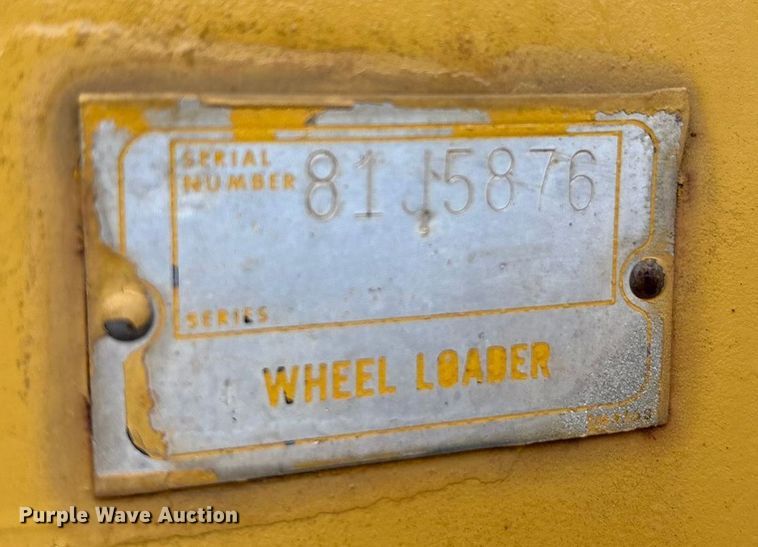 image for item EA7908 1973 Caterpillar 950 wheel loader