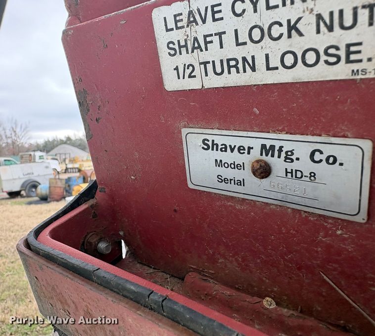 image for item EA7909 Shaver Mfg. Co. HD-8 post driver