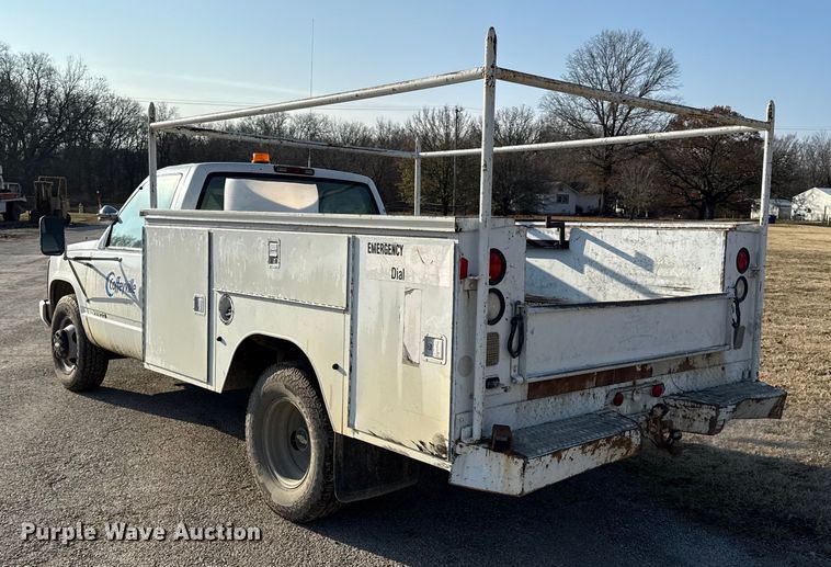 image for item EC4496 1995 Chevrolet C3500 utility bed pickup truck