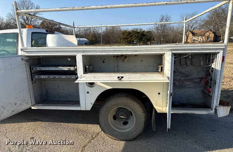 image for item EC4496 1995 Chevrolet C3500 utility bed pickup truck