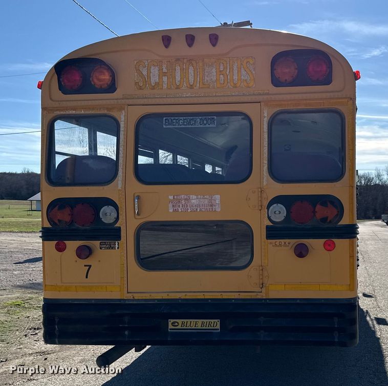 image for item EN0112 2001 Bluebird  bus