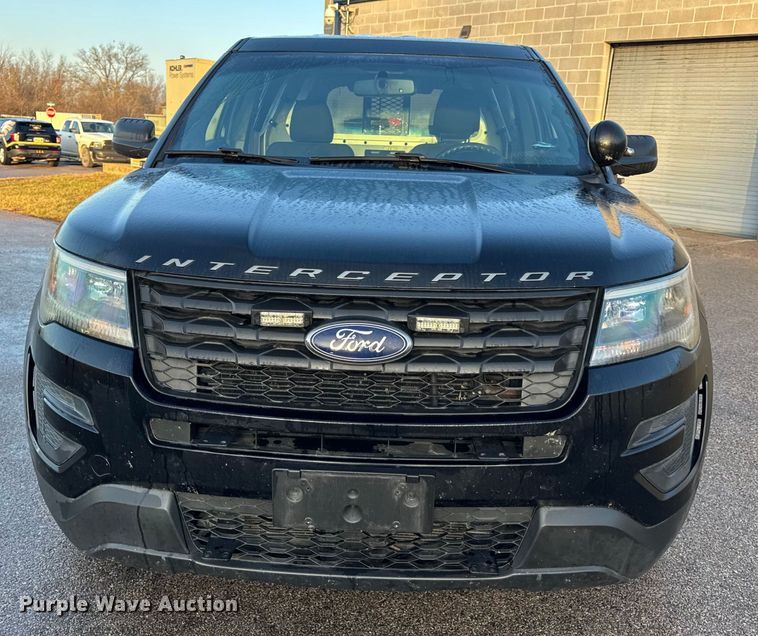 image for item EN0831 2018 Ford Explorer Police Interceptor SUV