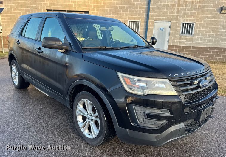 image for item EN0831 2018 Ford Explorer Police Interceptor SUV