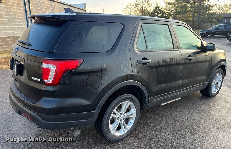 image for item EN0831 2018 Ford Explorer Police Interceptor SUV