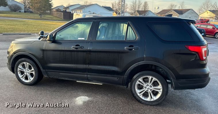 image for item EN0831 2018 Ford Explorer Police Interceptor SUV