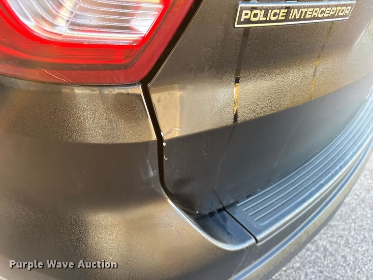 image for item EN0831 2018 Ford Explorer Police Interceptor SUV