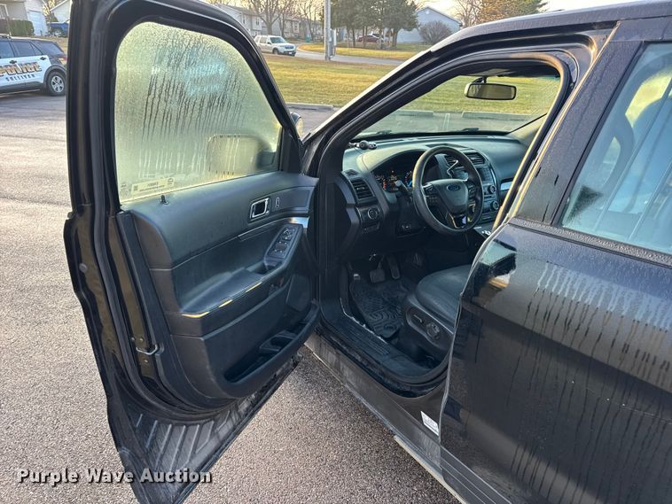 image for item EN0831 2018 Ford Explorer Police Interceptor SUV