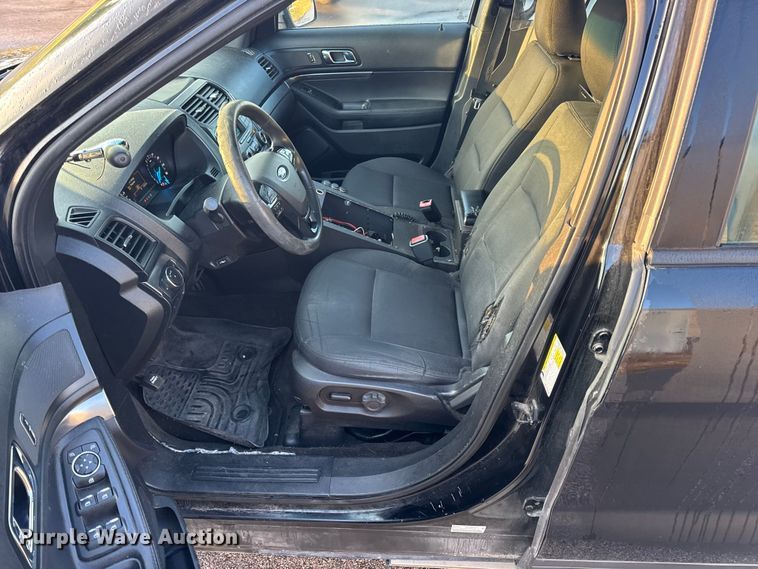 image for item EN0831 2018 Ford Explorer Police Interceptor SUV