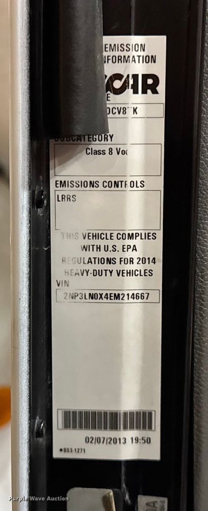 image for item ER0345 2014 Peterbilt 348 sewer jetter truck