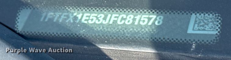 image for item ER0367 2018 Ford F150  Ext. Cab pickup truck