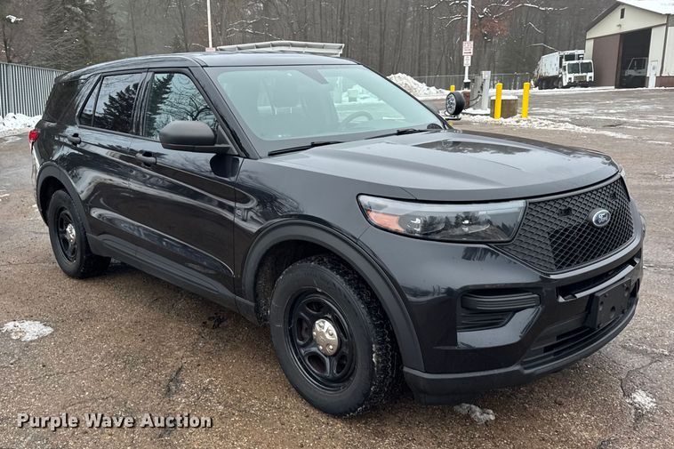 image for item ER0370 2021 Ford Explorer Police Interceptor SUV