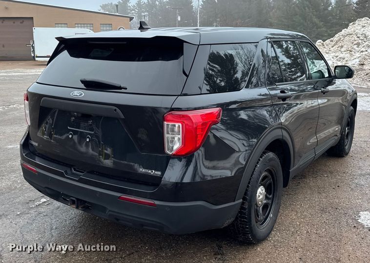 image for item ER0370 2021 Ford Explorer Police Interceptor SUV
