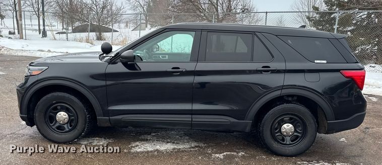 image for item ER0370 2021 Ford Explorer Police Interceptor SUV