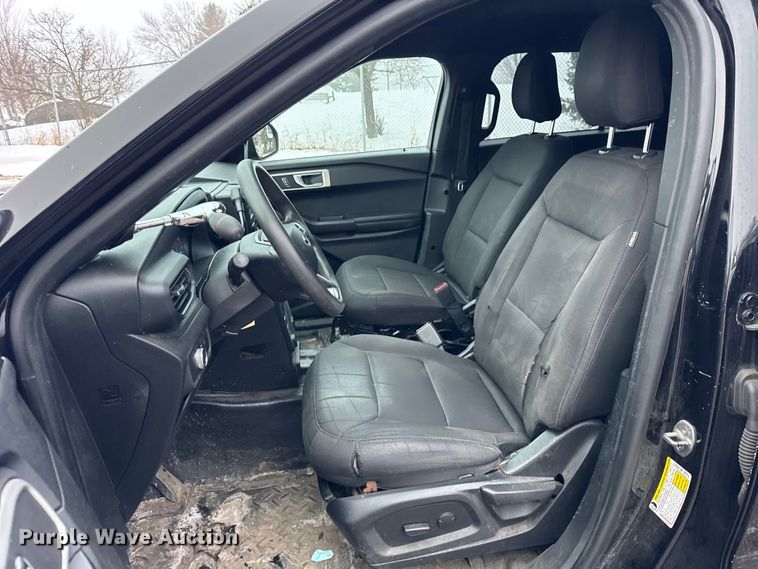 image for item ER0370 2021 Ford Explorer Police Interceptor SUV