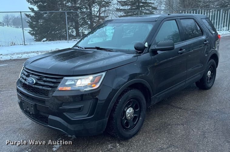image for item ER0371 2018 Ford Explorer Police Interceptor SUV