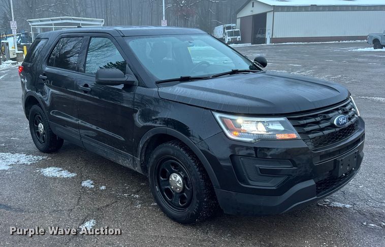 image for item ER0371 2018 Ford Explorer Police Interceptor SUV