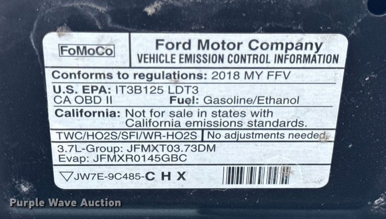 image for item ER0371 2018 Ford Explorer Police Interceptor SUV