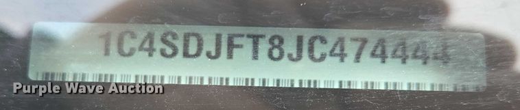 image for item ES2721 2018 Dodge Durango SSV SUV