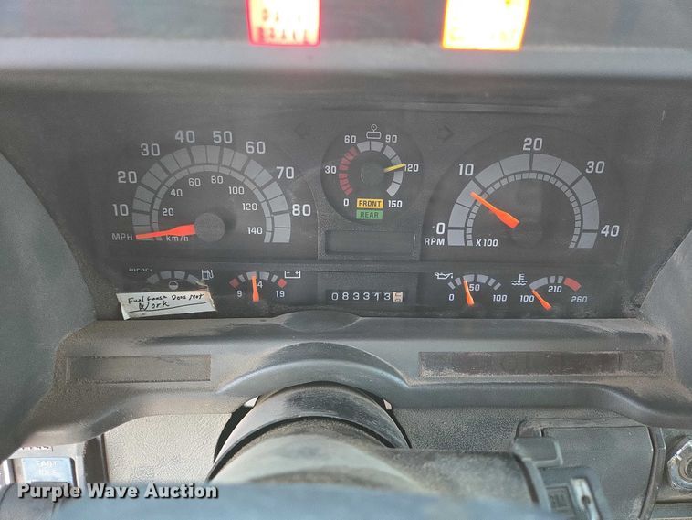 image for item ES2726 2001 GMC C8500 dump truck