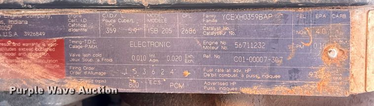 image for item ES5617 2001 Freightliner FS65 school bus