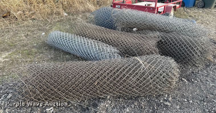 image for item ES5634 (6) rolls of chain-link fence