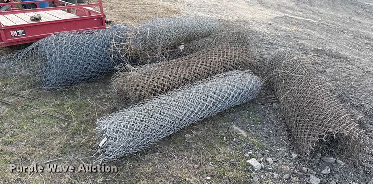 image for item ES5634 (6) rolls of chain-link fence