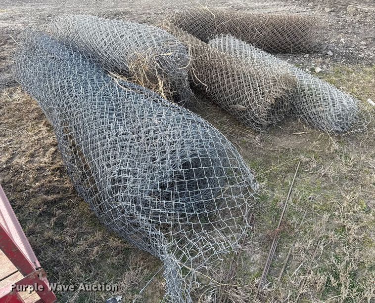 image for item ES5634 (6) rolls of chain-link fence