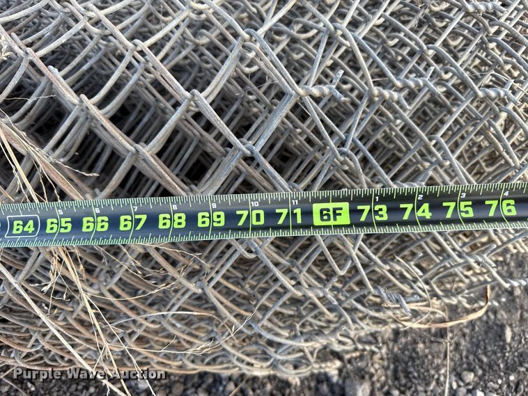 image for item ES5634 (6) rolls of chain-link fence