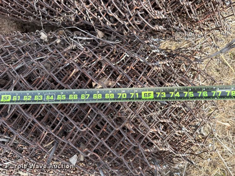 image for item ES5637 (9) rolls of chain-link fence