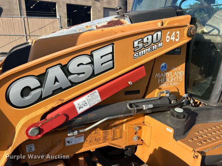 image for item ET3281 2013 Case 590 Super N backhoe