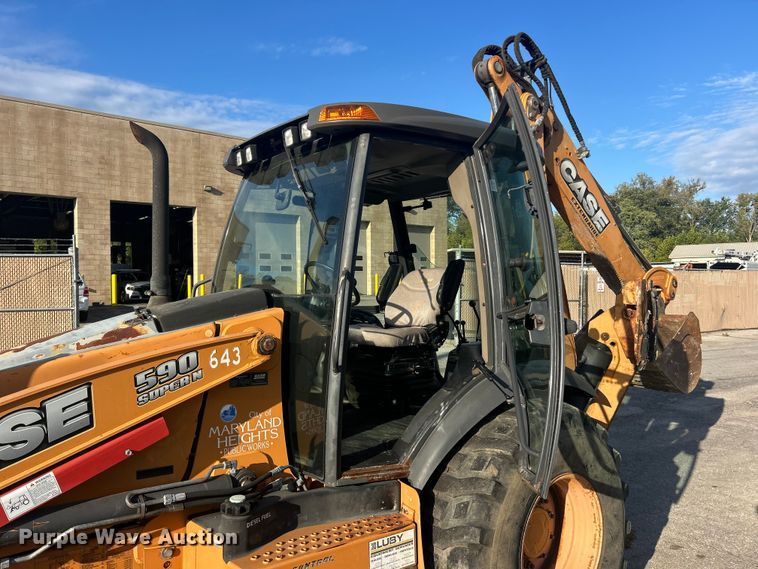 image for item ET3281 2013 Case 590 Super N backhoe