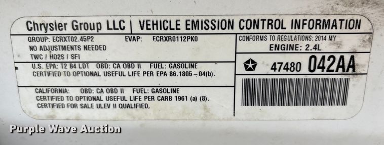 image for item ET8621 2014 Jeep Compass SUV