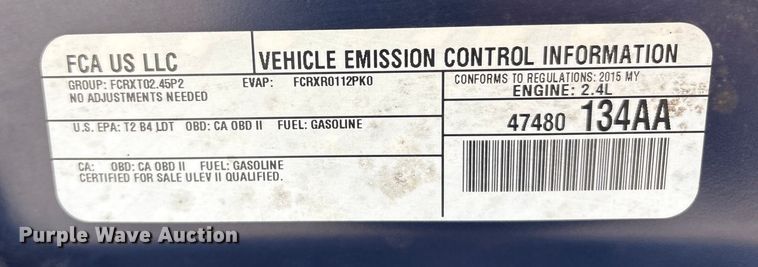 image for item ET8622 2015 Jeep Compass SUV