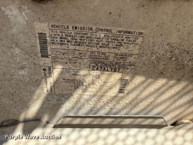 image for item EV2592 2004 Dodge Ram 1500 Ext. Cab pickup truck