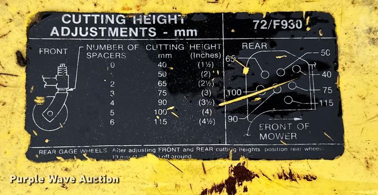 image for item FB0557 John Deere F930 lawn mower