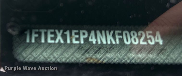 image for item FG2528 2022 Ford F150 Ext. Cab pickup truck