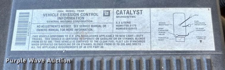 image for item FI1616 2004 Chevrolet Tahoe SUV