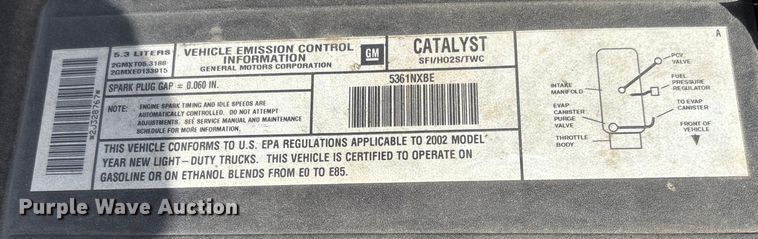 image for item FI1618 2002 Chevrolet Tahoe SUV